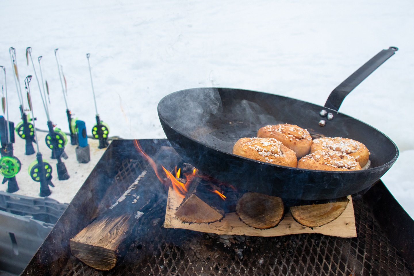 kanelbulle sur du feu
