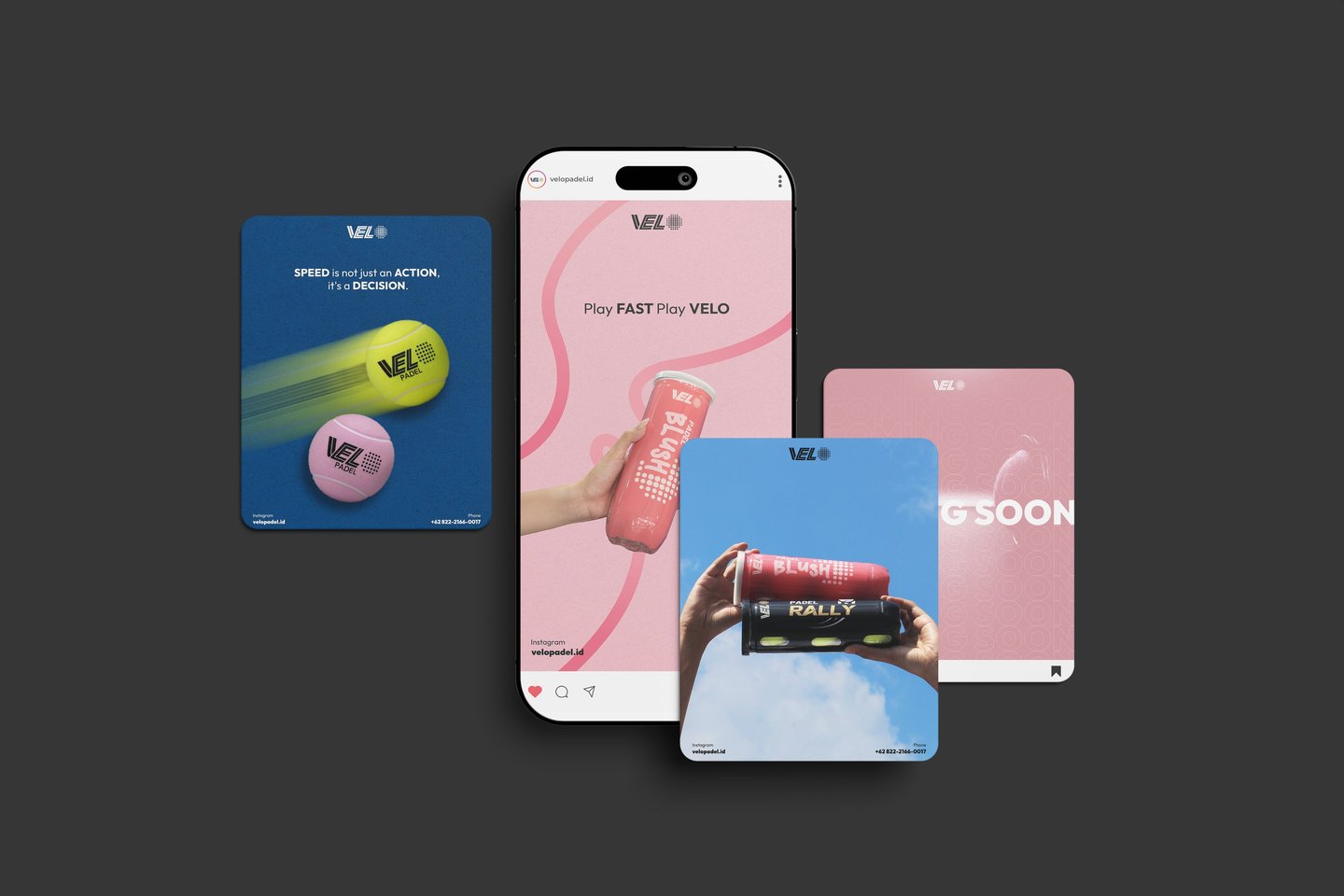 Desain feed VELO padel