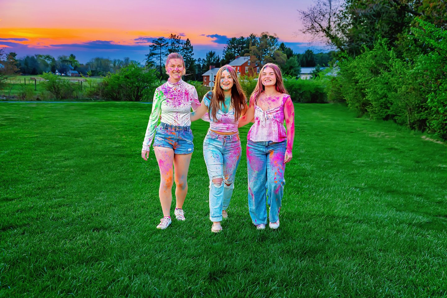 Senior rep team in Lancaster PA. Paint powder senior pictures Lititz PA