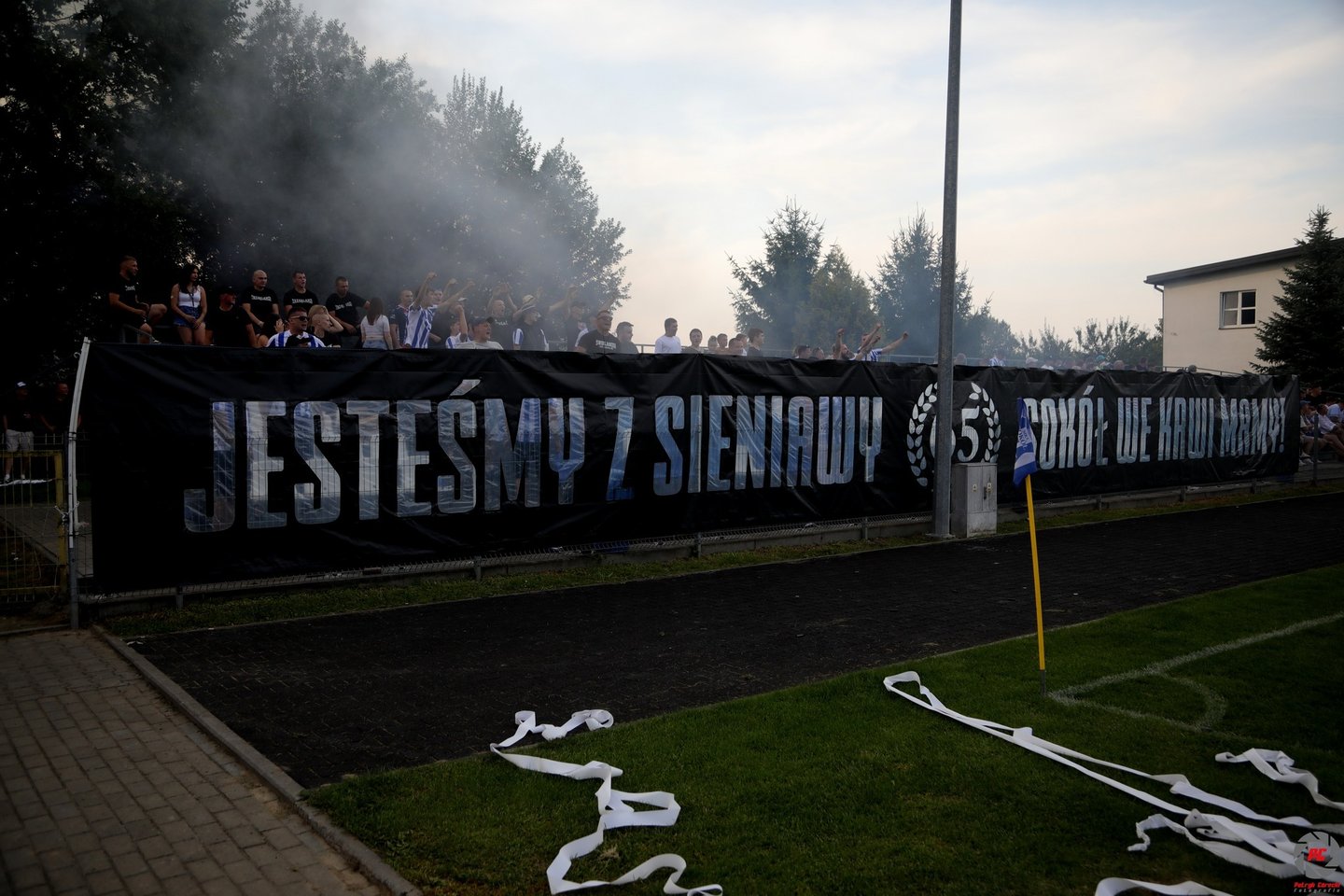 transparent na zamówienie oprawa meczowa stadion ultras doping