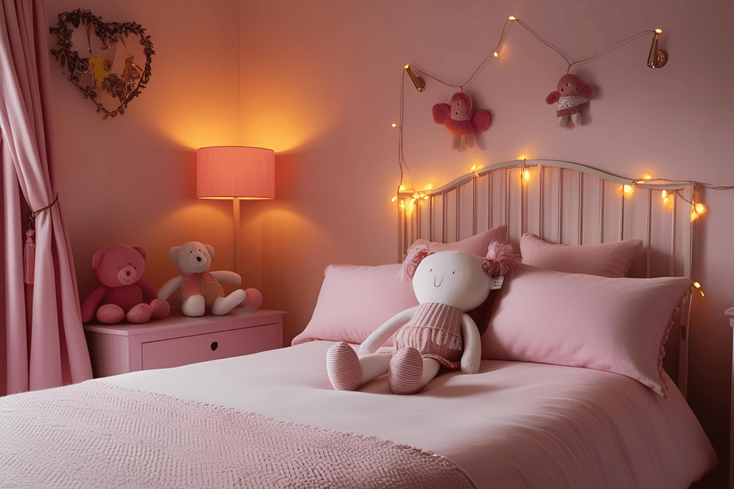Mauve Pink To This Children's Bedroom