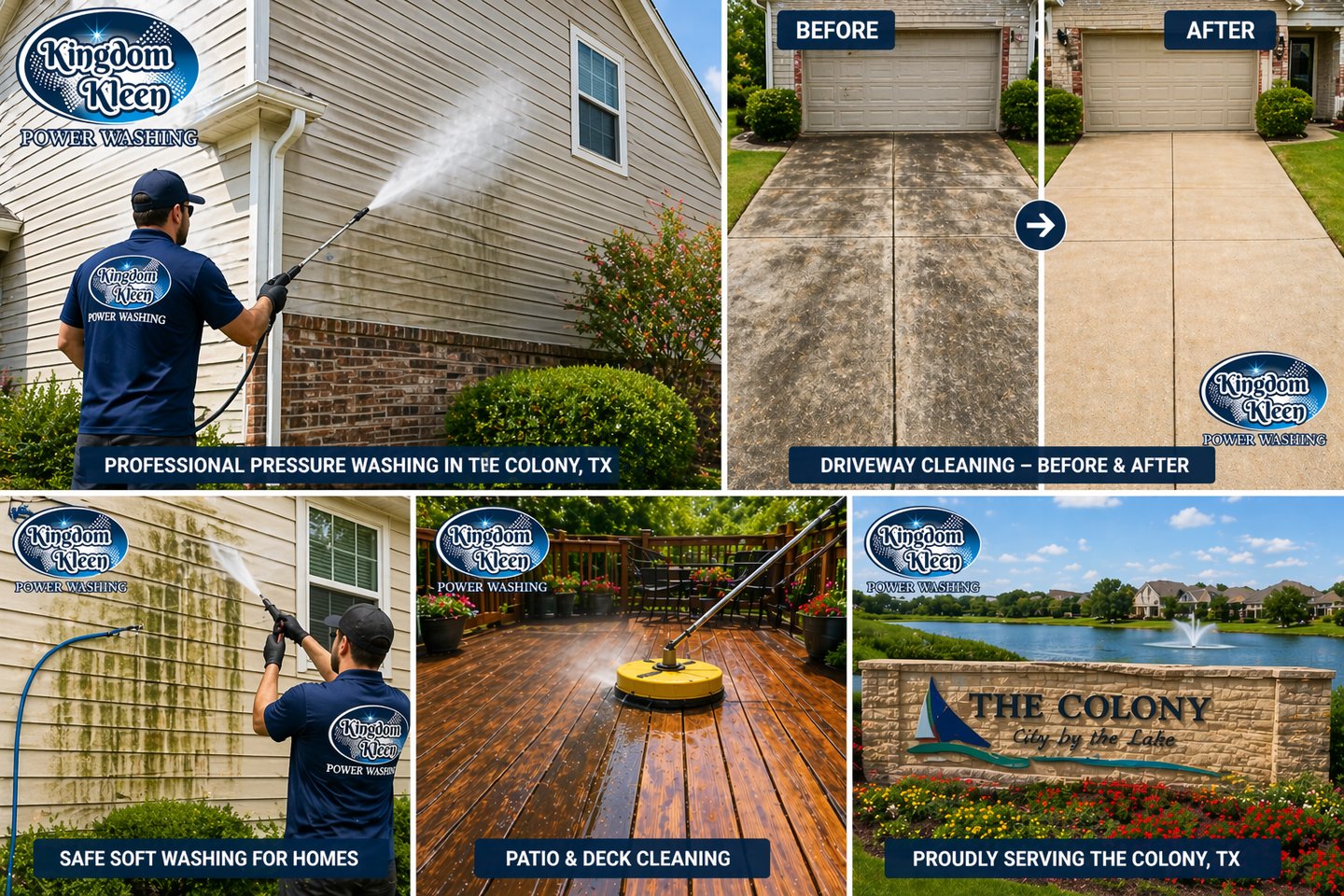 Pressure Washing Services in The Colony, TX