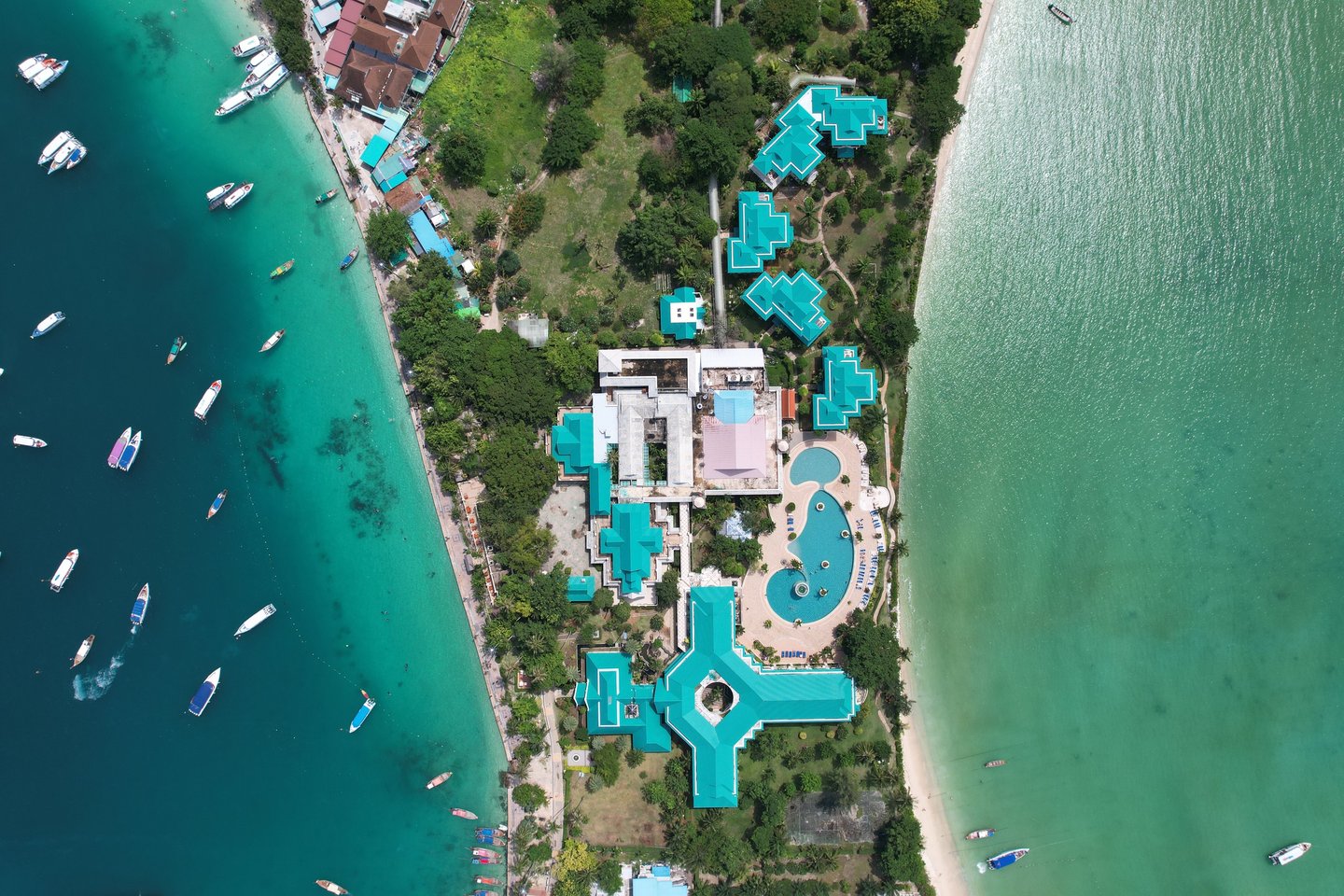 Vista aérea de Phi Phi