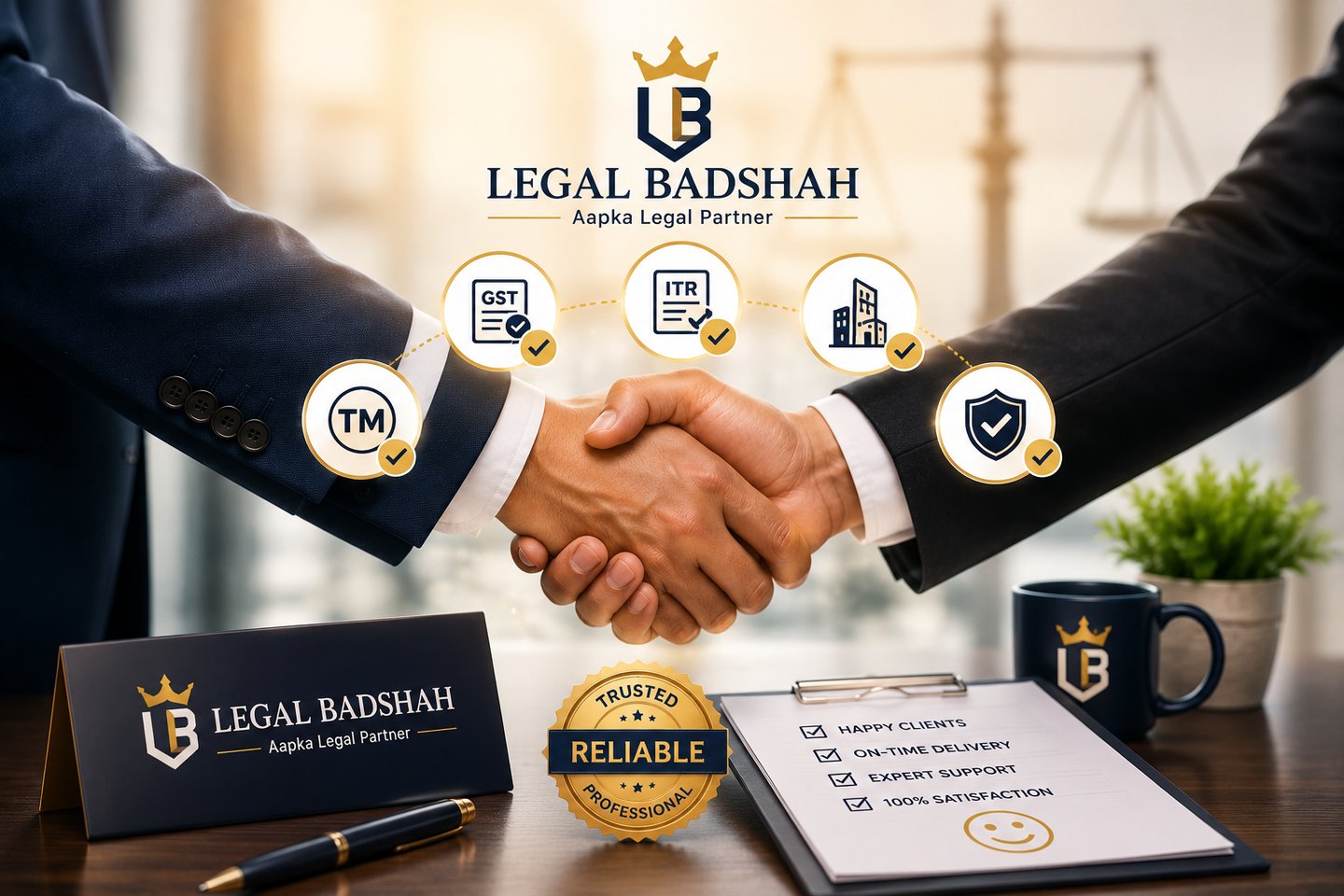 Legal Badshah GST Registration FSSAI Licence and ITR Services