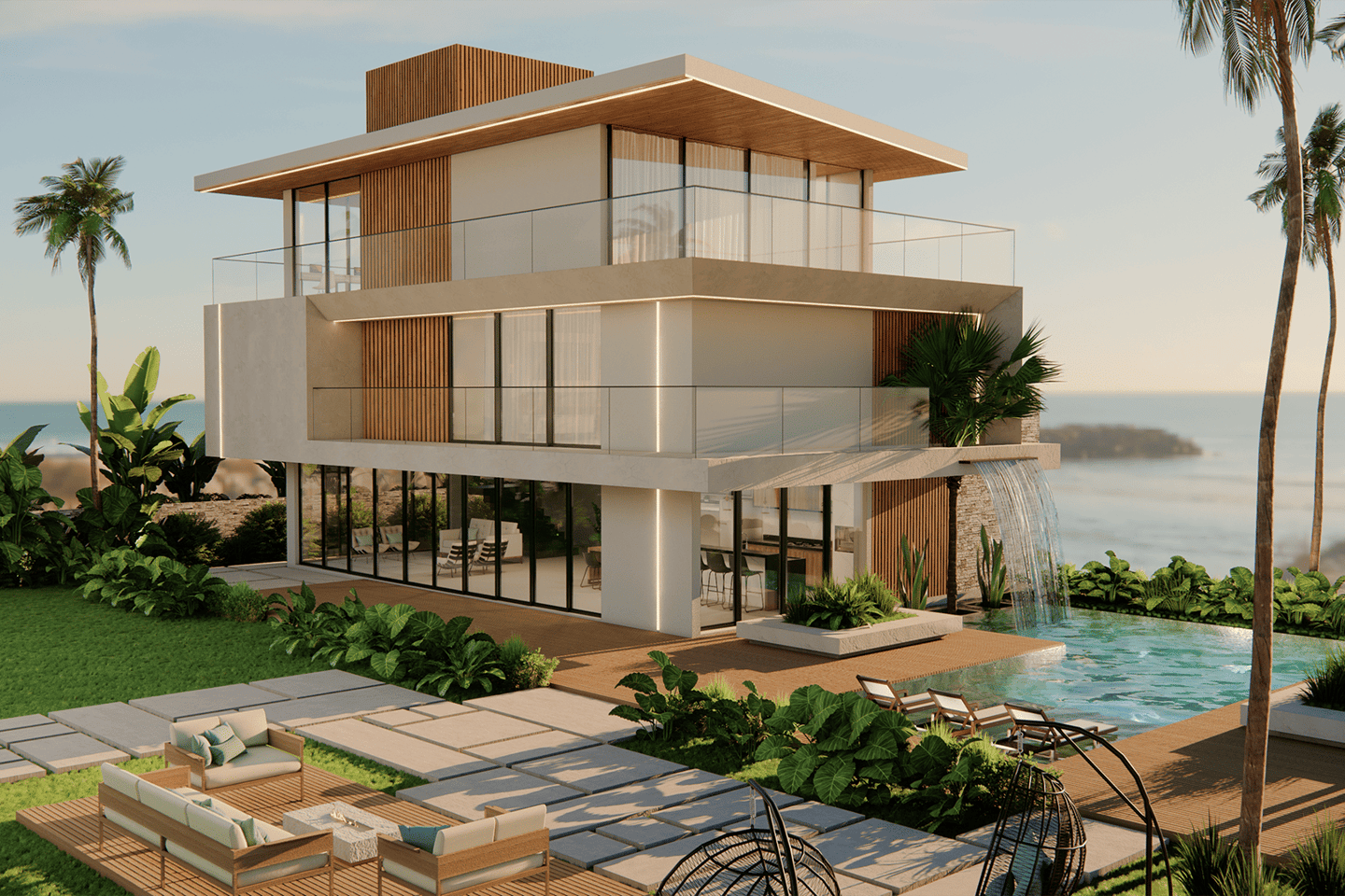 projeto da casa Bela Vista triplex