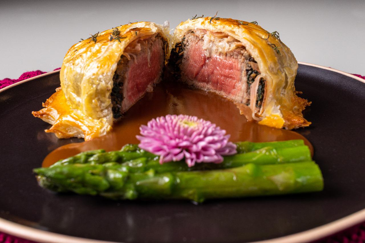 Bife Wellington da Casa Mocca. Foto: Divulgação