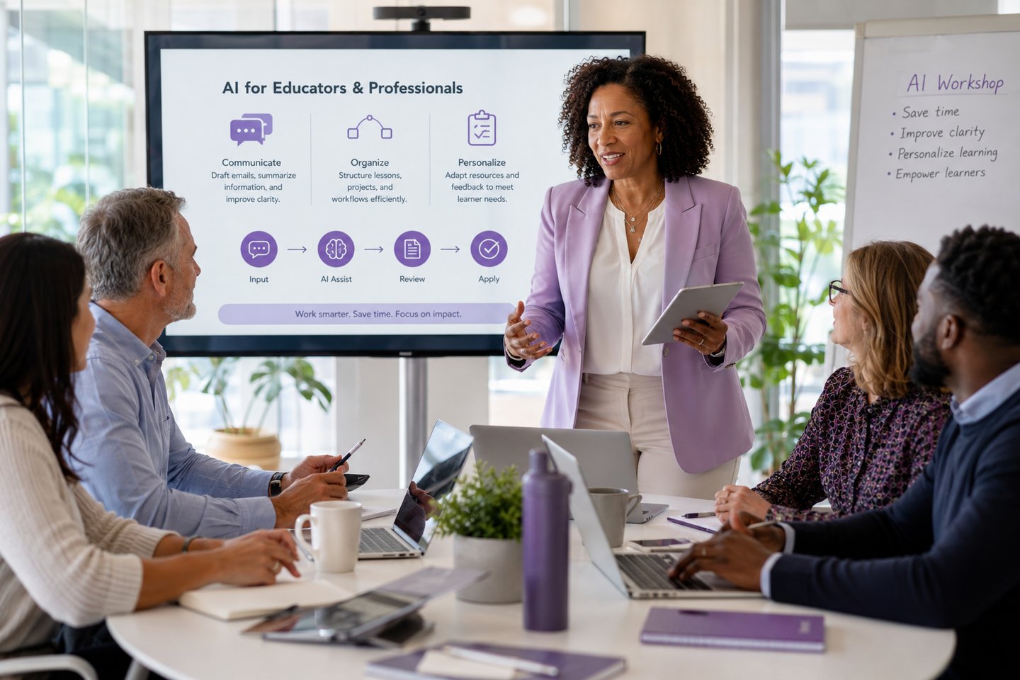 AI workshop helping educators and organizations use AI confidently and responsibly.