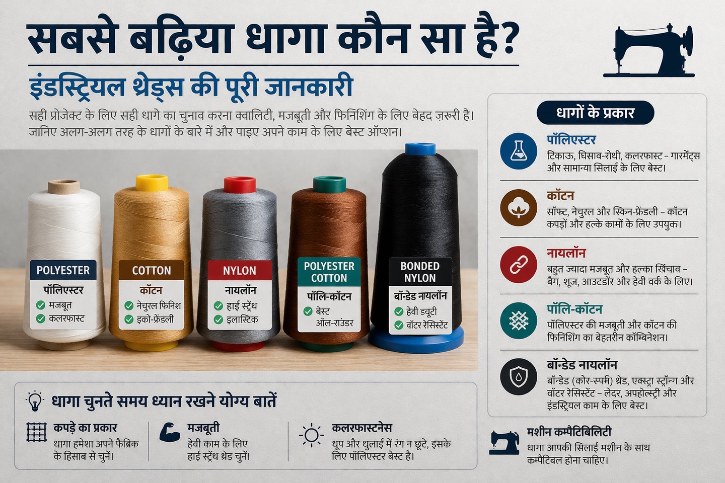 Spun Threads India Spunlex Lira industrial thread supplier Delhi NCR Gurgaon Pan India