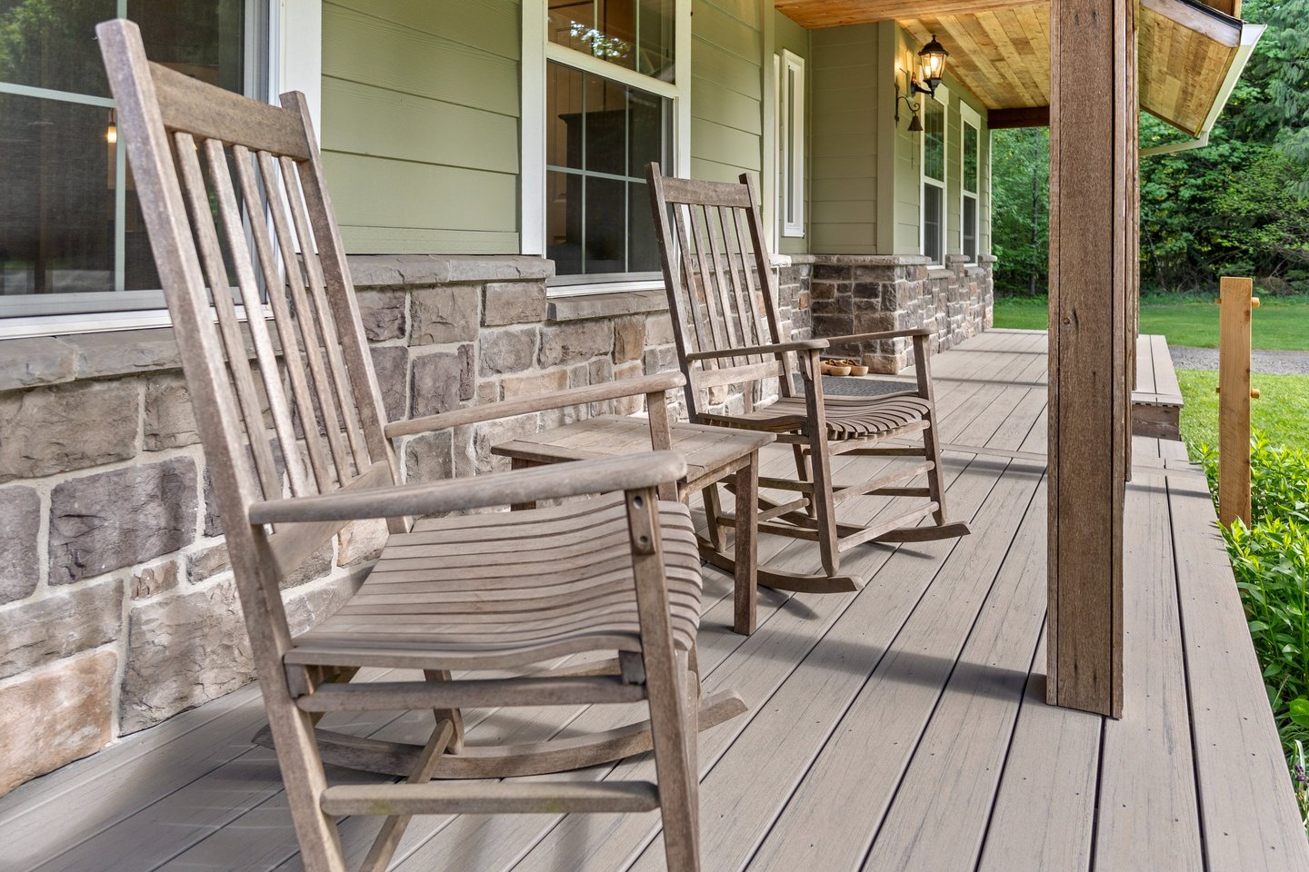 Professional Exterior Photography - Lifestyle Porch Rocking Chair