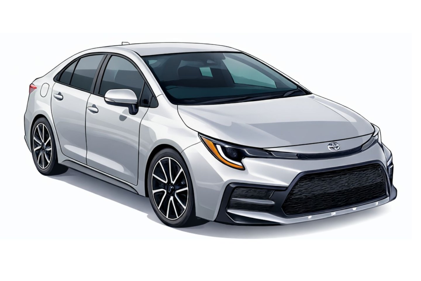 2020 Toyota Corolla weekly and monthly rental car for rideshare drivers in Tucson Arizona