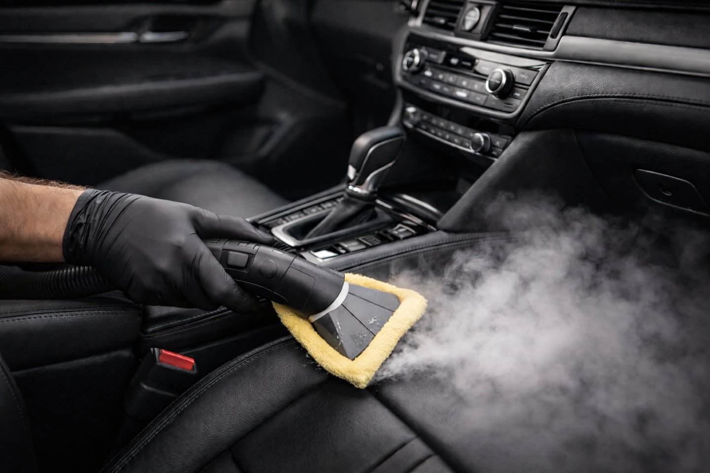 Nettoyage vapeur du véhicule