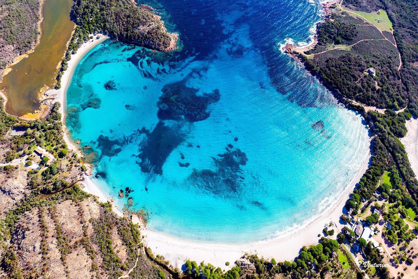 Photographie d'art vue du ciel de Rondinara par Ciel de Corse Thierry Venturini 