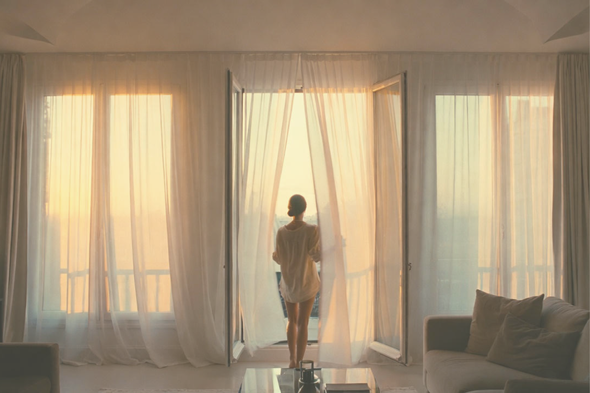 Healthy home interior with balanced microbiome after 01 Origin use probiotic cleaning pods