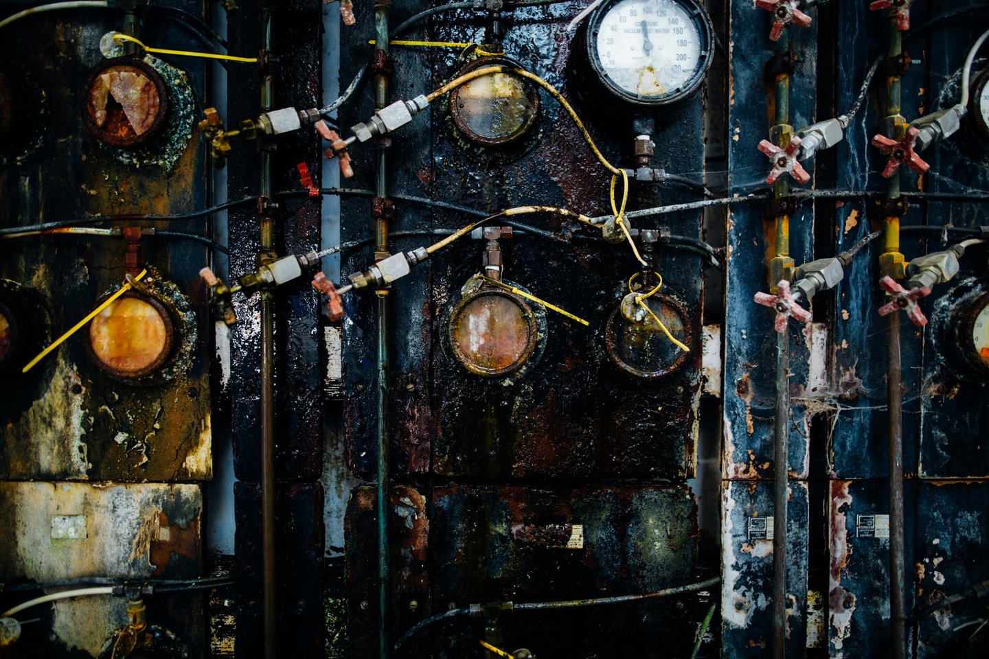 Trace de corrosion et de suie