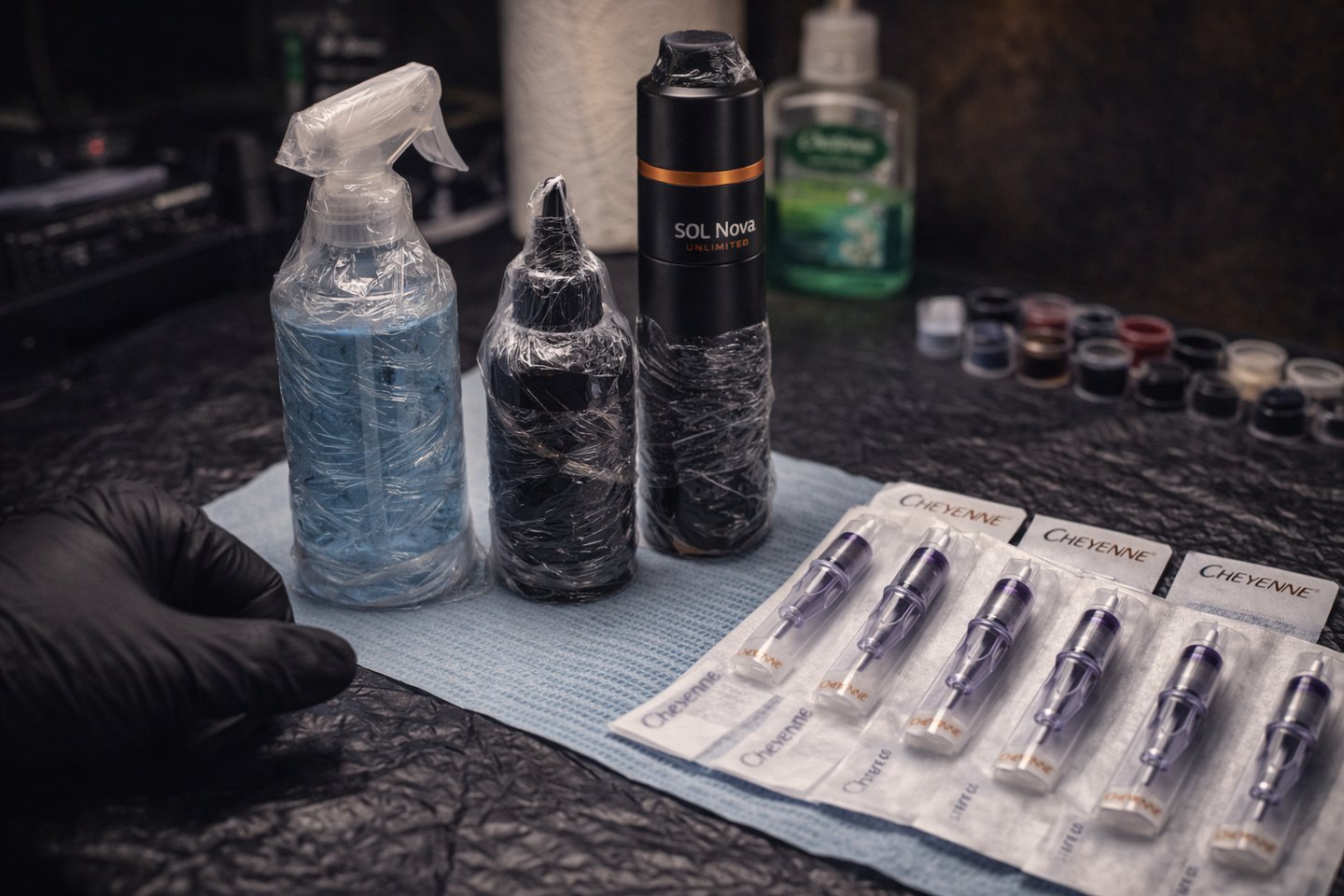 Hygienic tattoo workstation