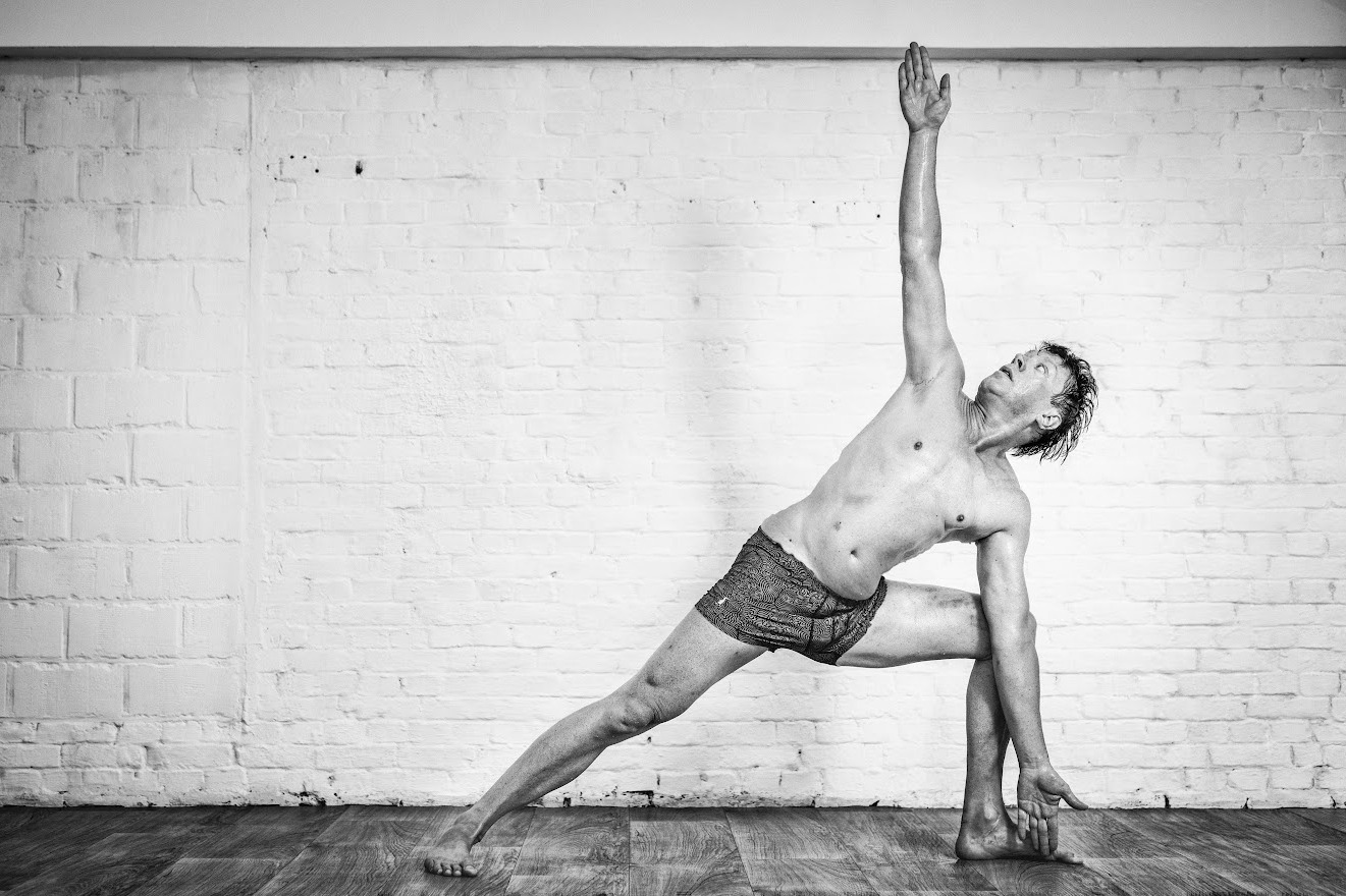 teacher triangle pose asana yoga