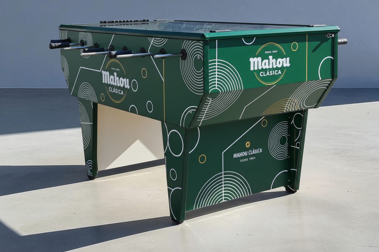 alquiler mesa de juegos eventos anuncios publicidad zona juegos personalizada futbolin