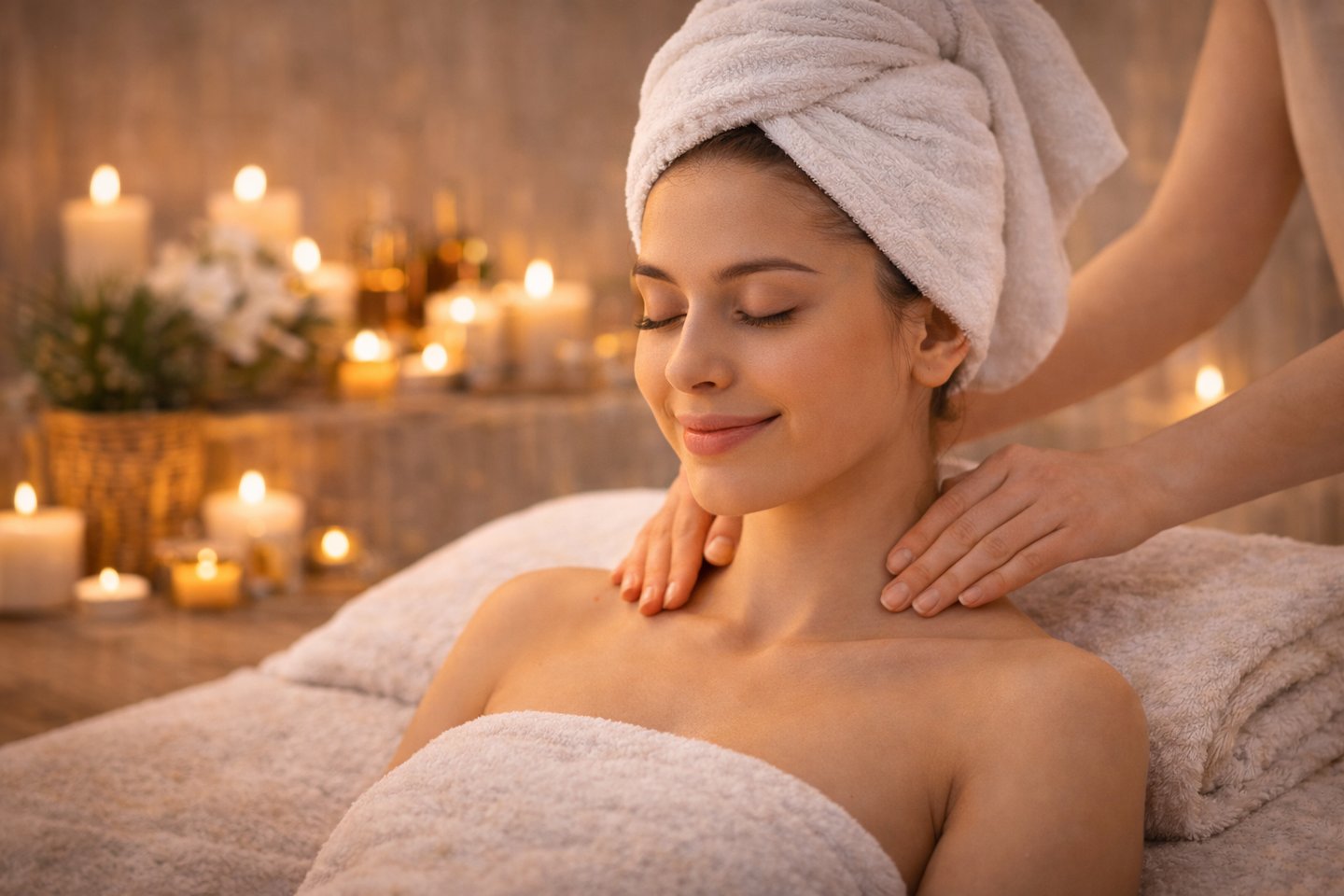 Professional head and shoulder massage therapy at home in Delhi