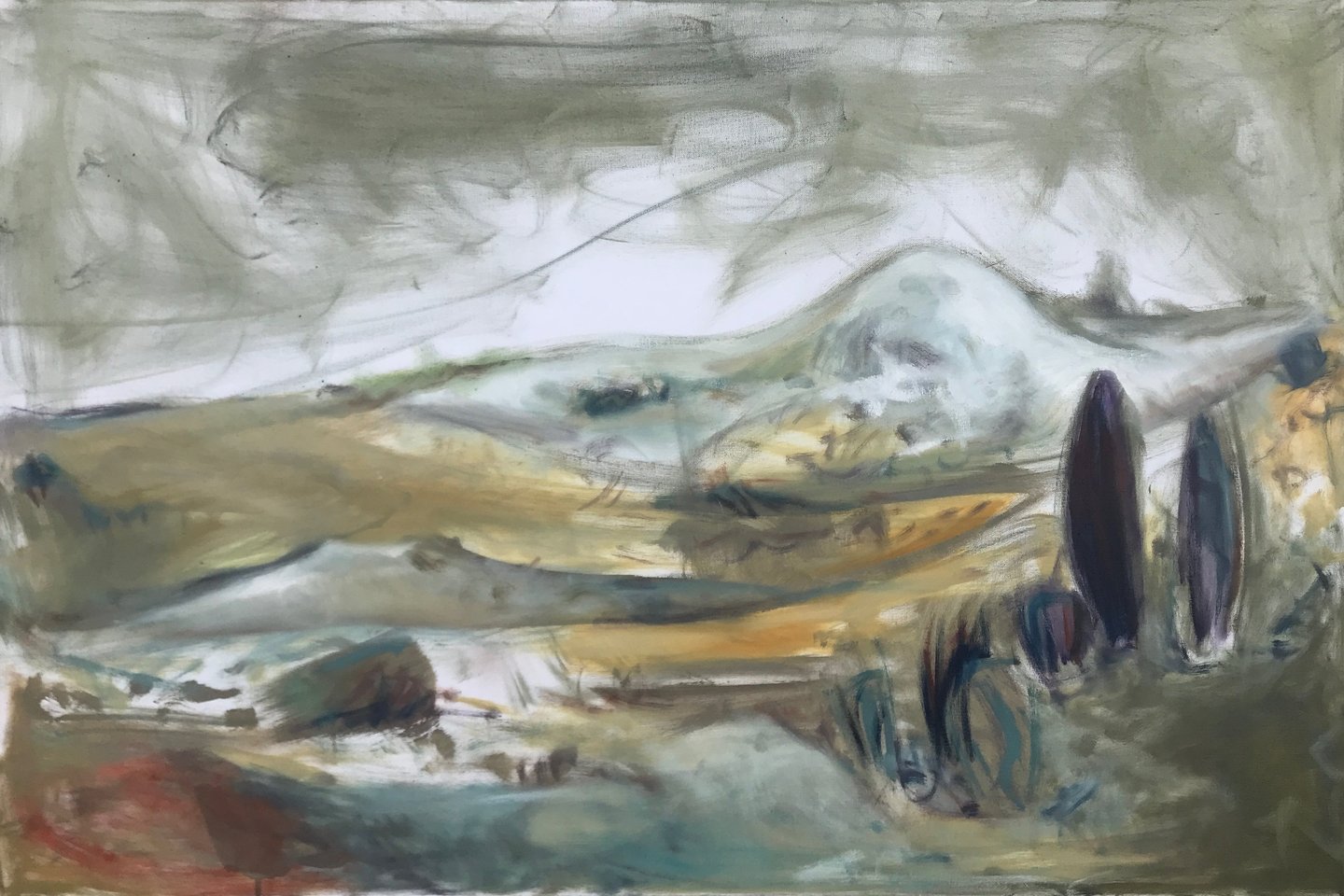 Landscape painting Lina Mikuzyte