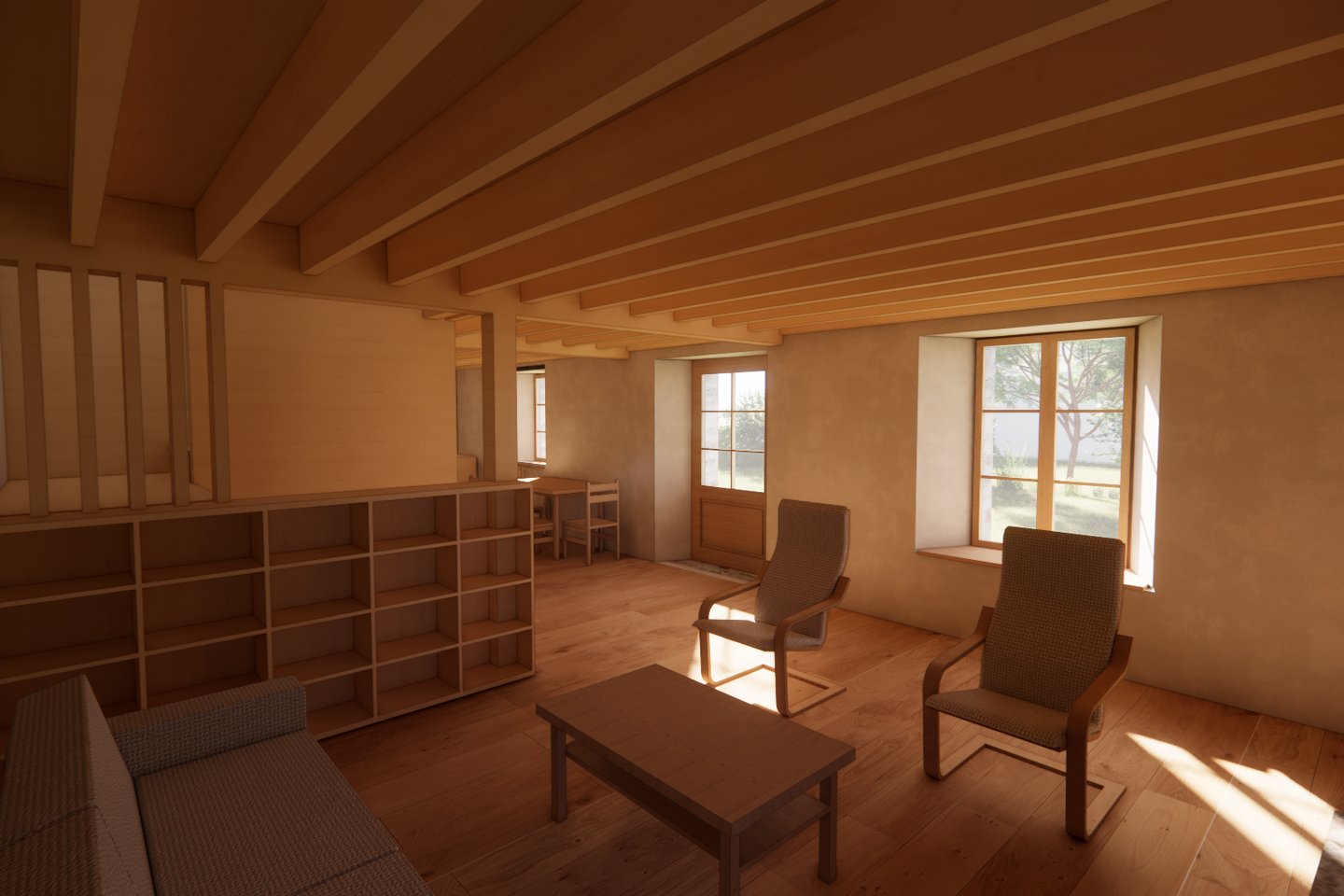 Rénovation, matériaux chanvre bois et pierres