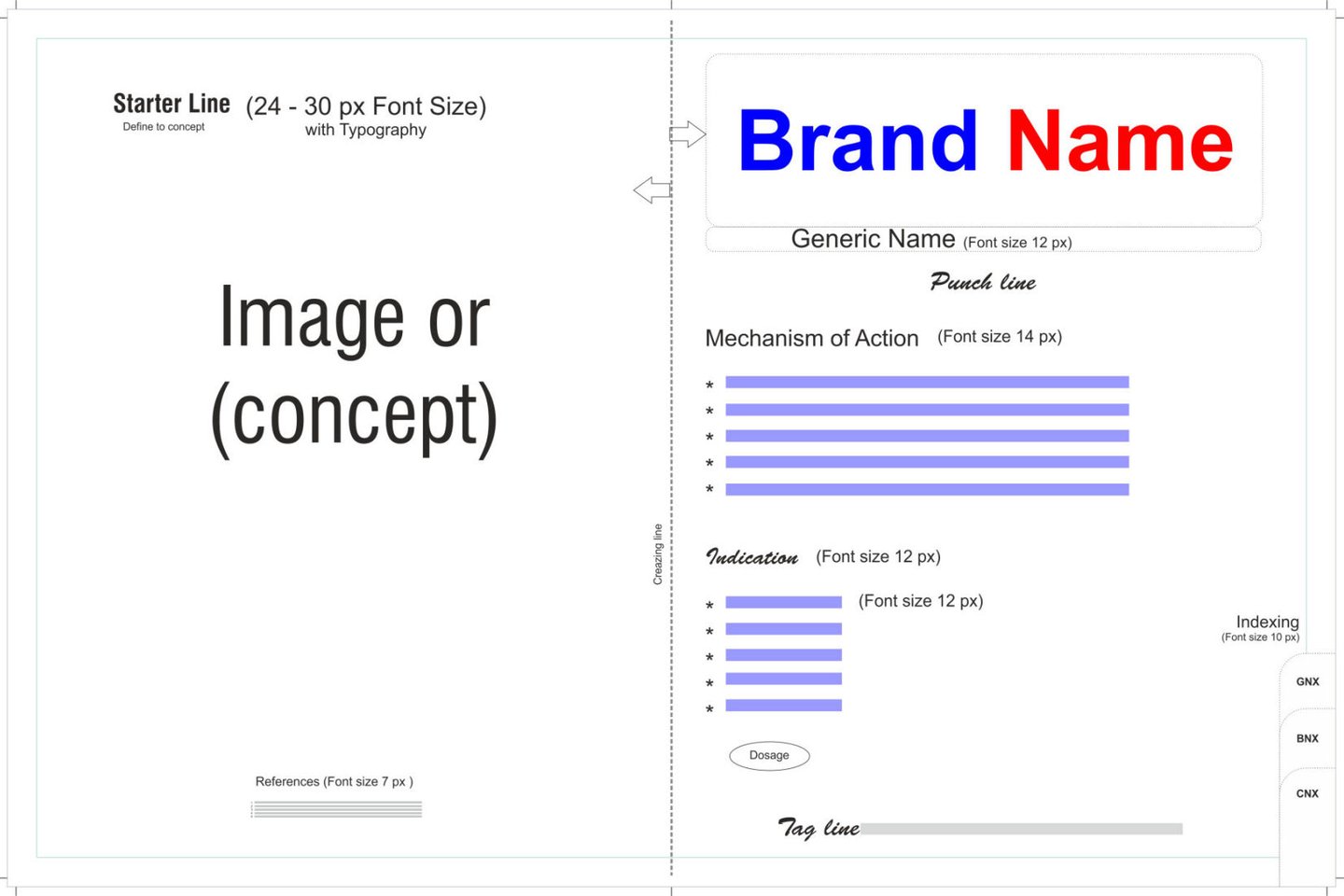 pharma visual aid design templates free download