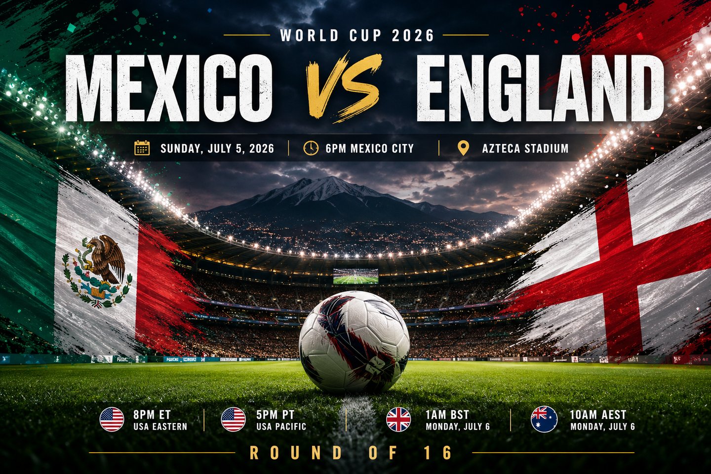 Mexico vs England World Cup 2026