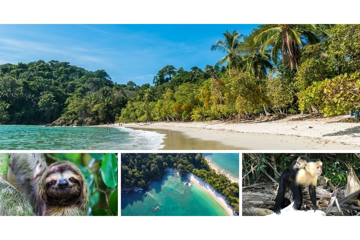 Vida selvagem e praias preservadas no Parque Nacional Manuel Antonio, Costa Rica