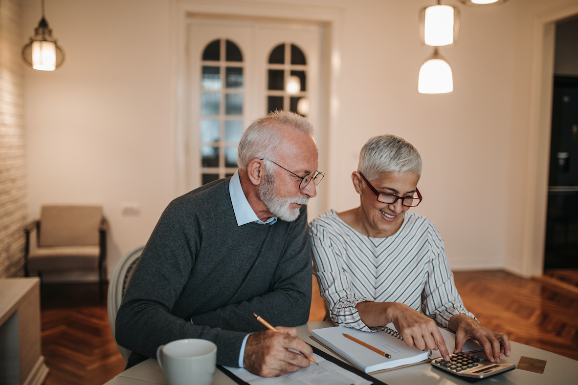 mature couple enjoys learning from FERS Consulting