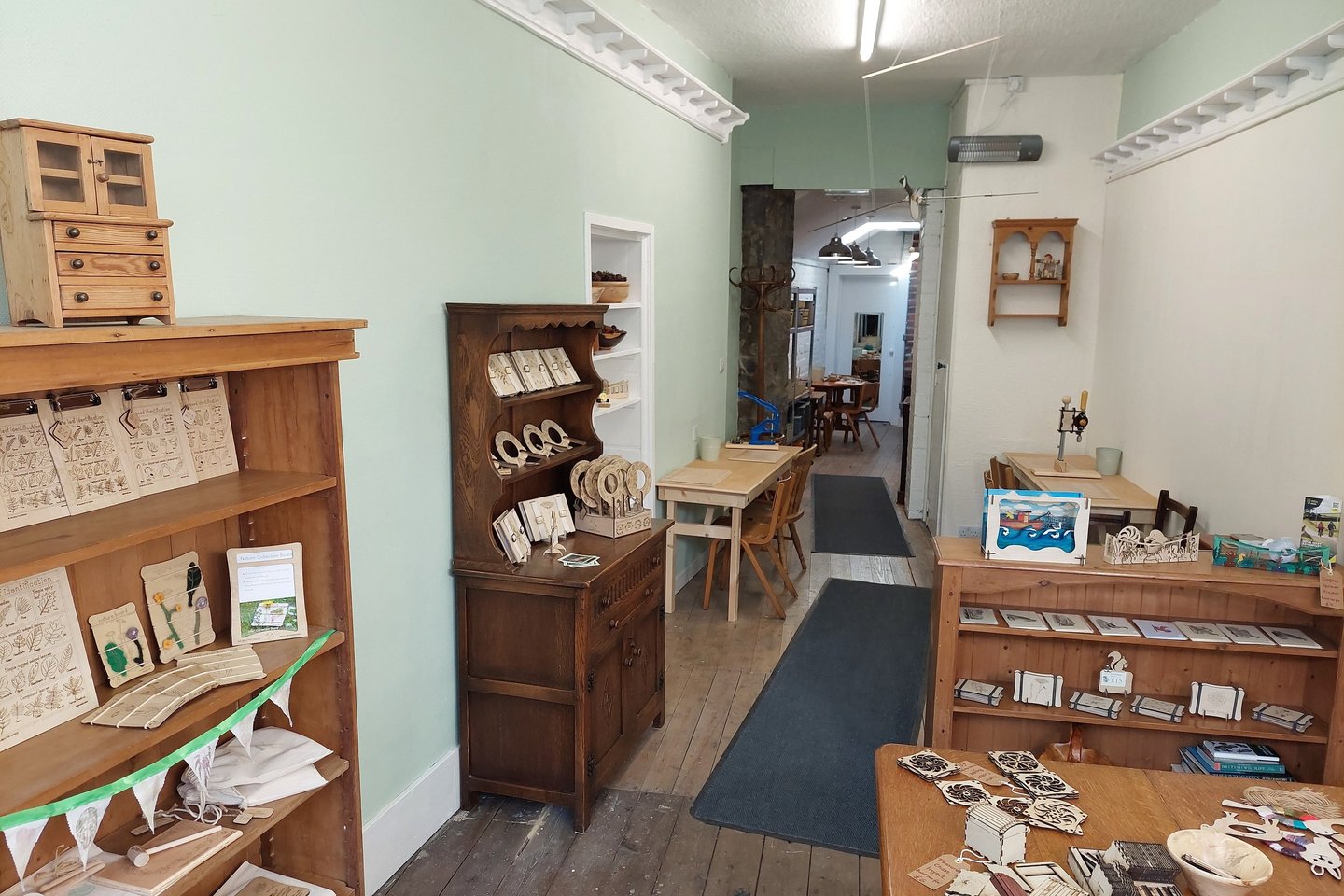 Interior of Dalbeattie Wood shop
