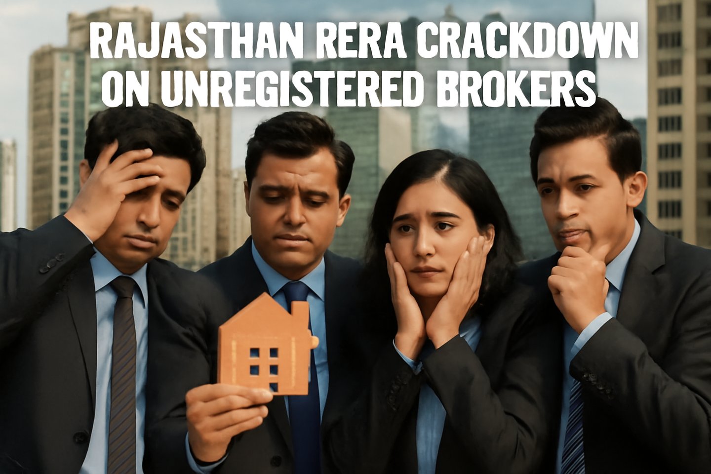Rajasthan RERA, RERA crackdown, unregistered brokers, real estate regulations, Rajasthan real estate