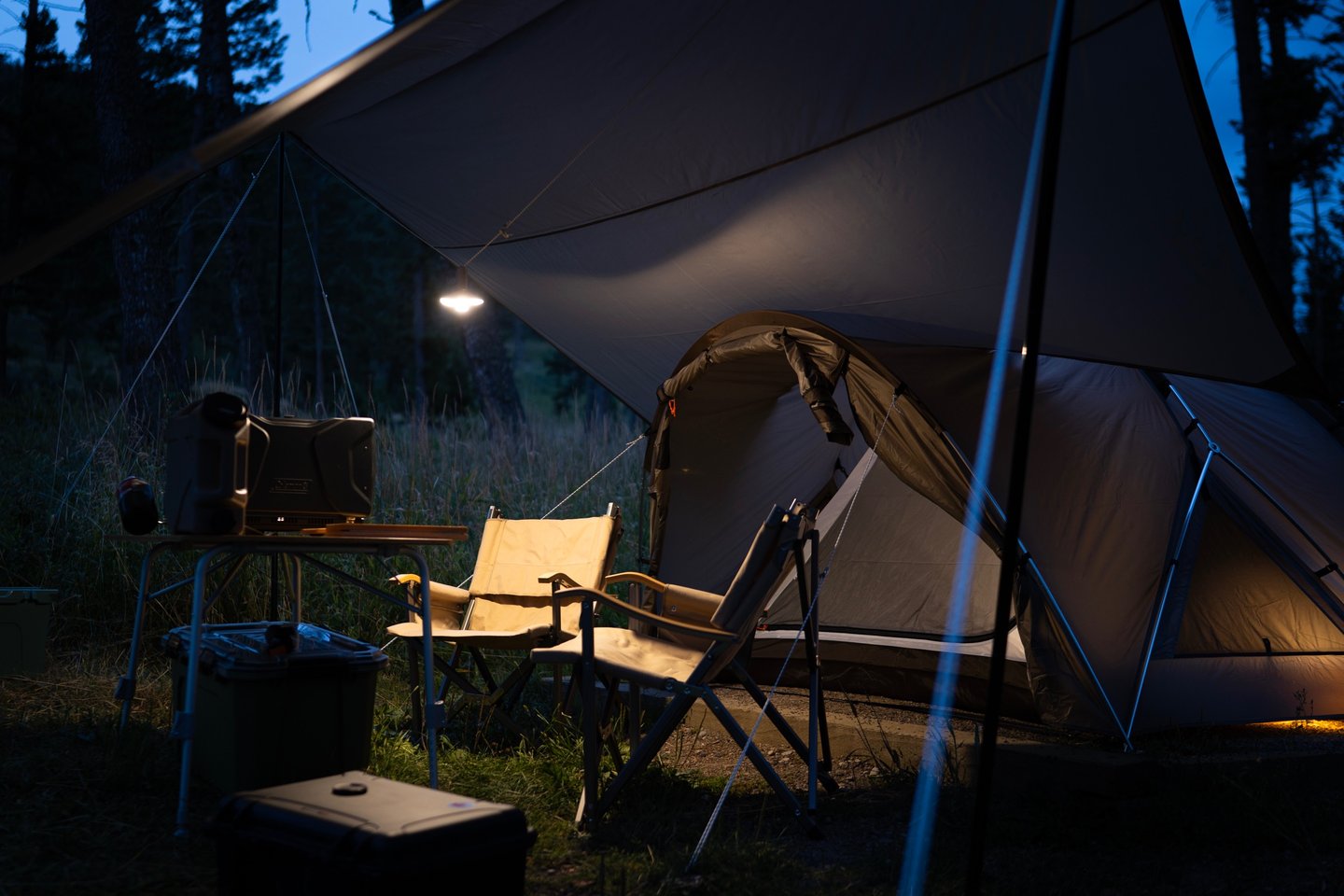 Wild Rover Campsite setup