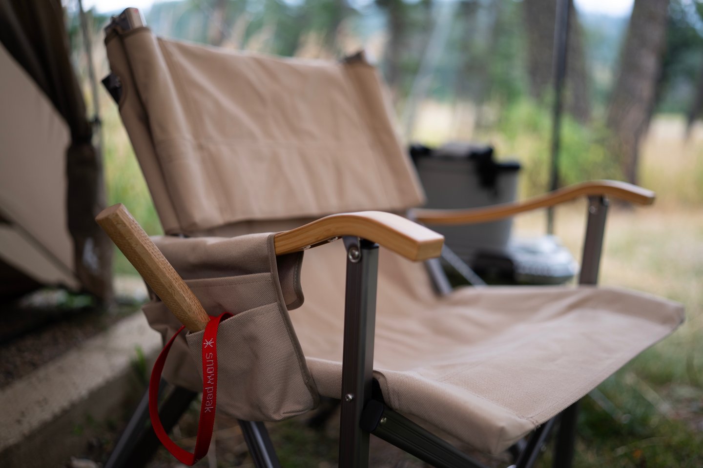 Iceco Camp chair with Snow Peak Peg Hammer