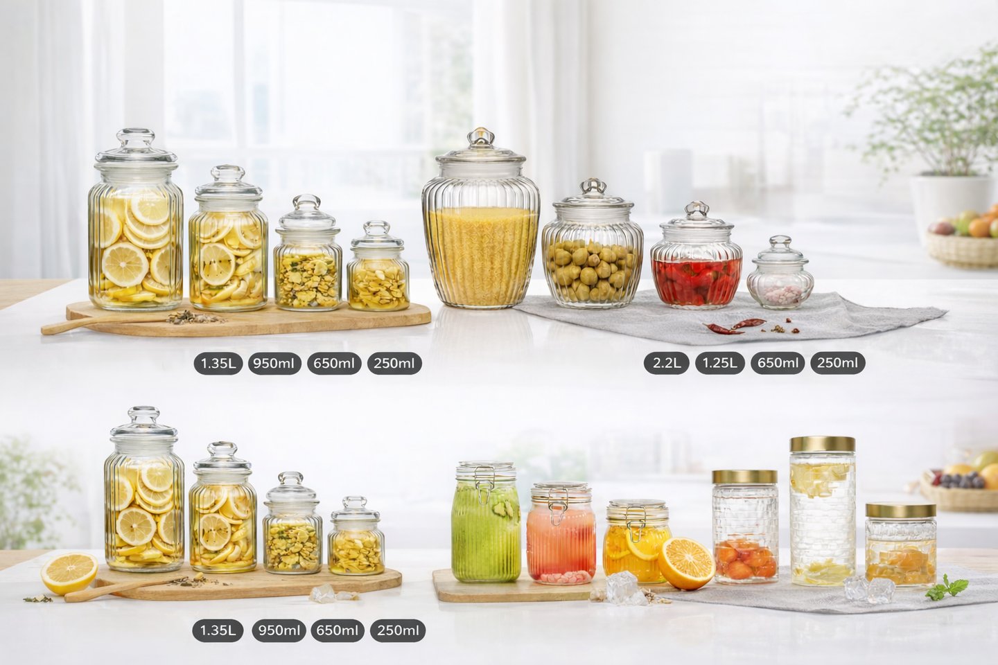 Glass Storage Jars Manufacturer in China