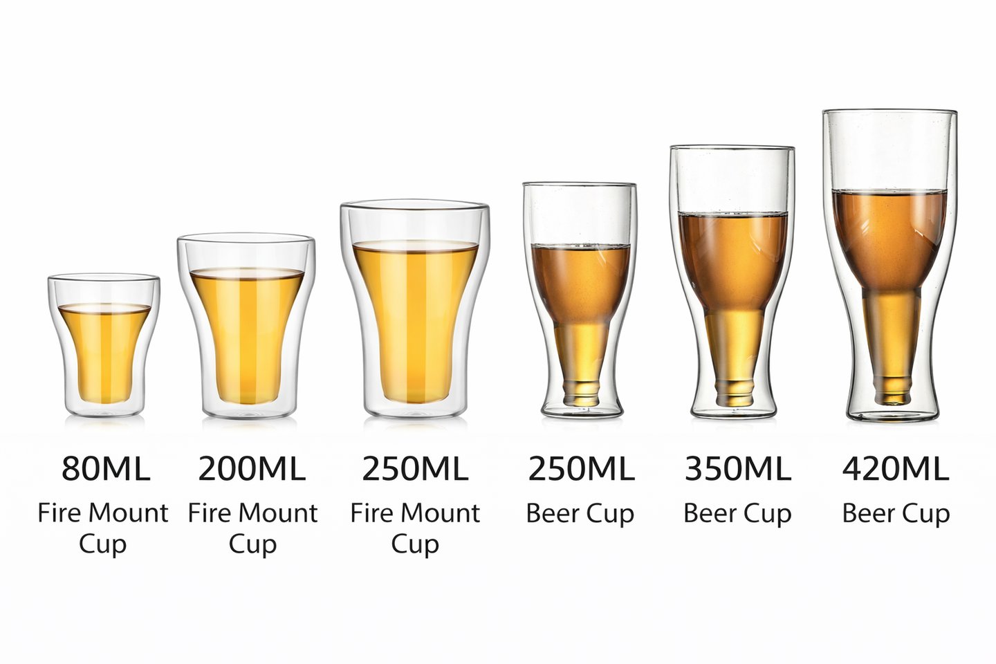 Custom Double Wall Glassware Wholesale in China