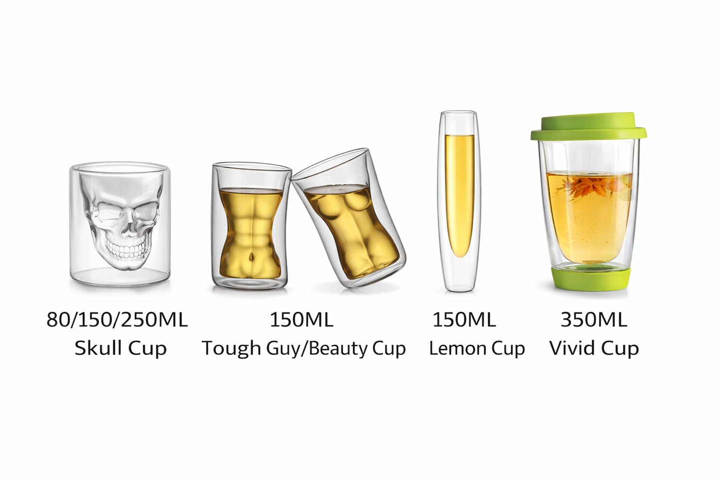 Custom Double Wall Glassware Wholesale in China