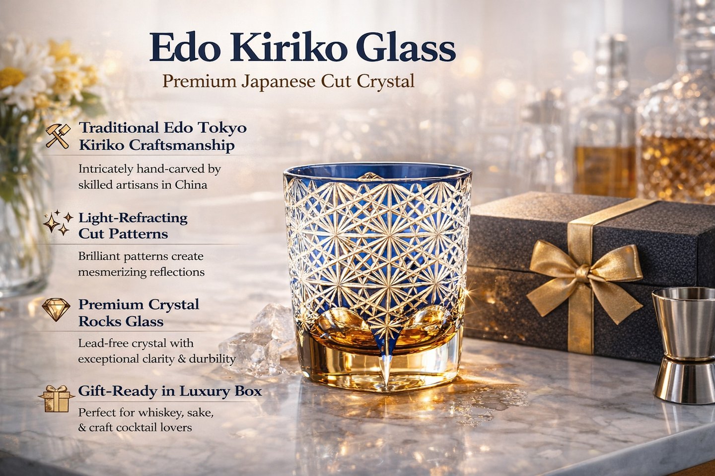 Edo Kiriko Glass Manufacturer in China