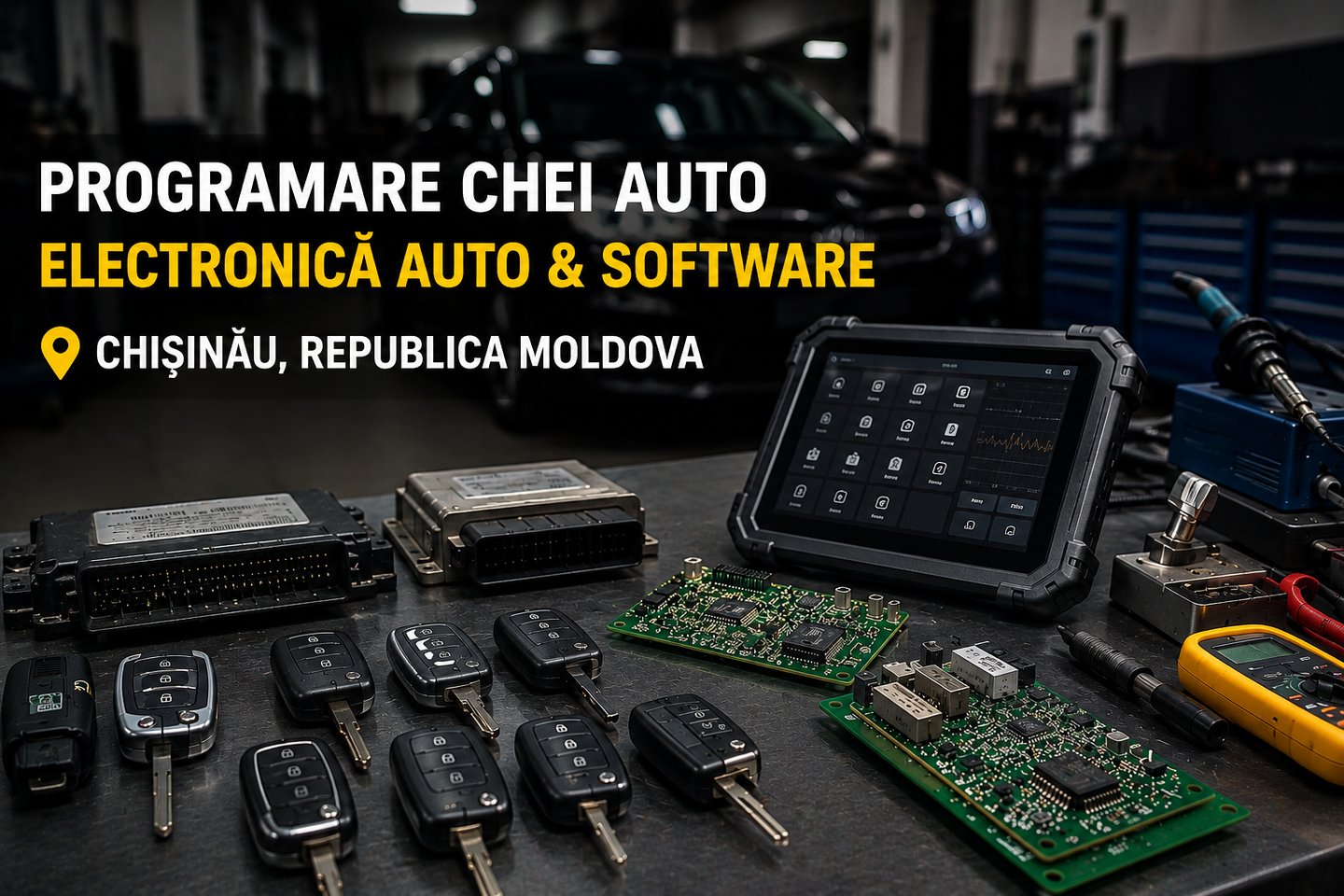 Programare Chei Auto și Electronică Auto în Chișinău, Moldova