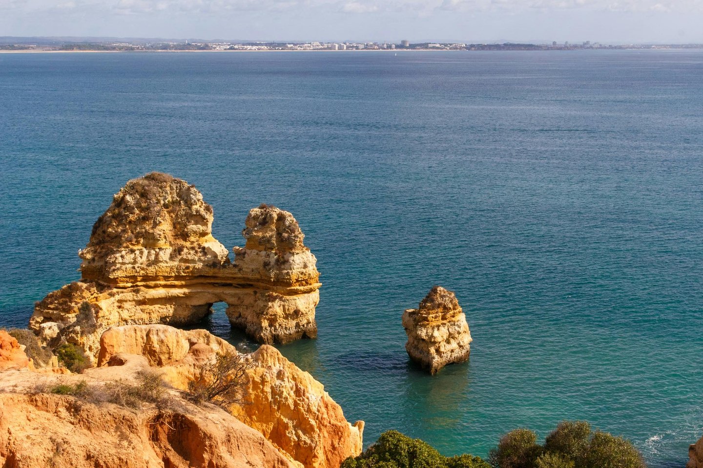Wo sind die schönsten Felsen an der Algarve 