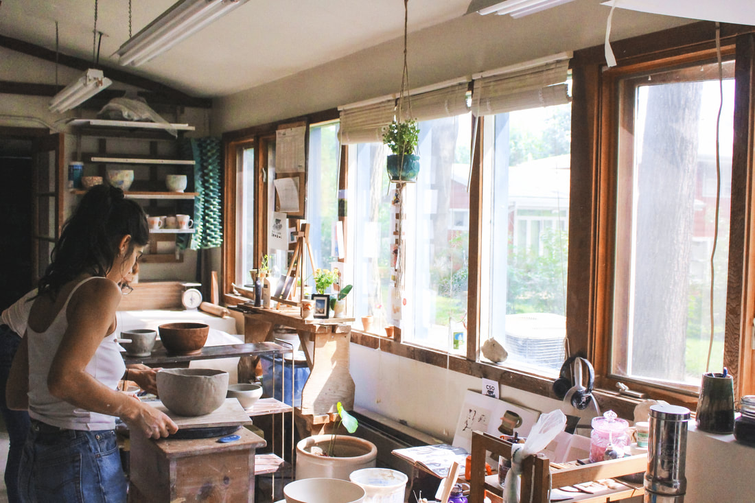 Our McAlester Street communal resident studio.