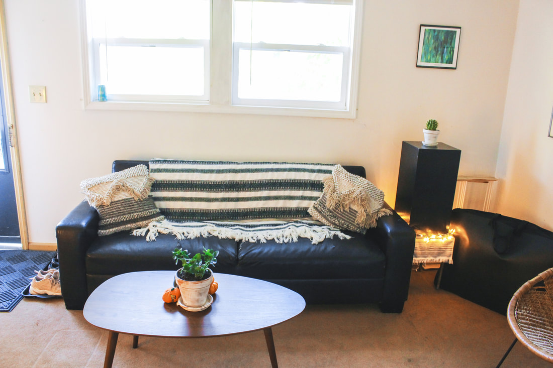 Image of the living room of our resident housing.