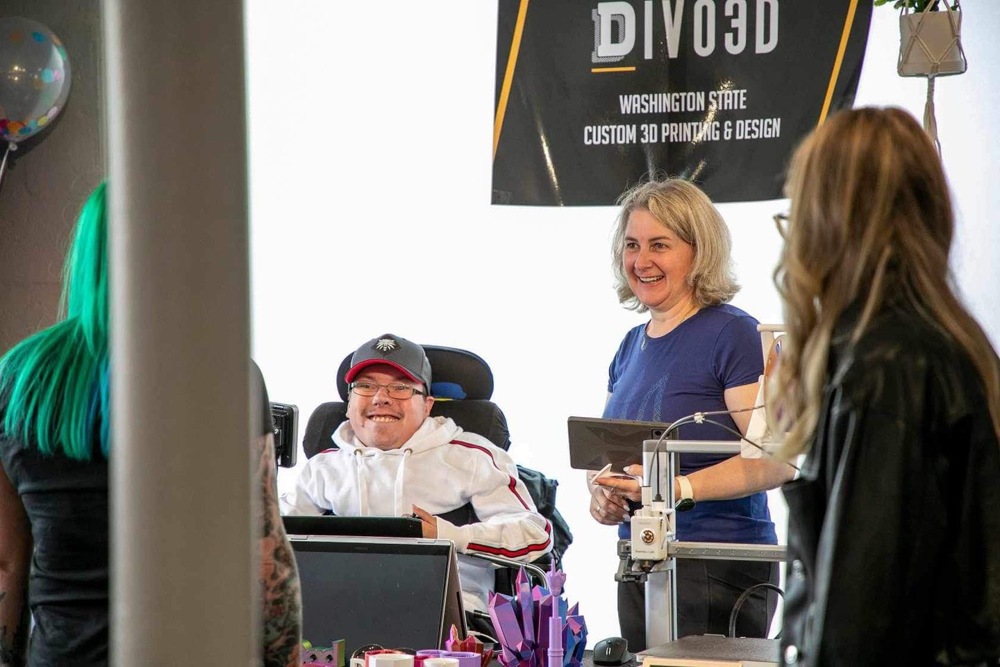 DIVO3D at a community event in Tacoma Washington state