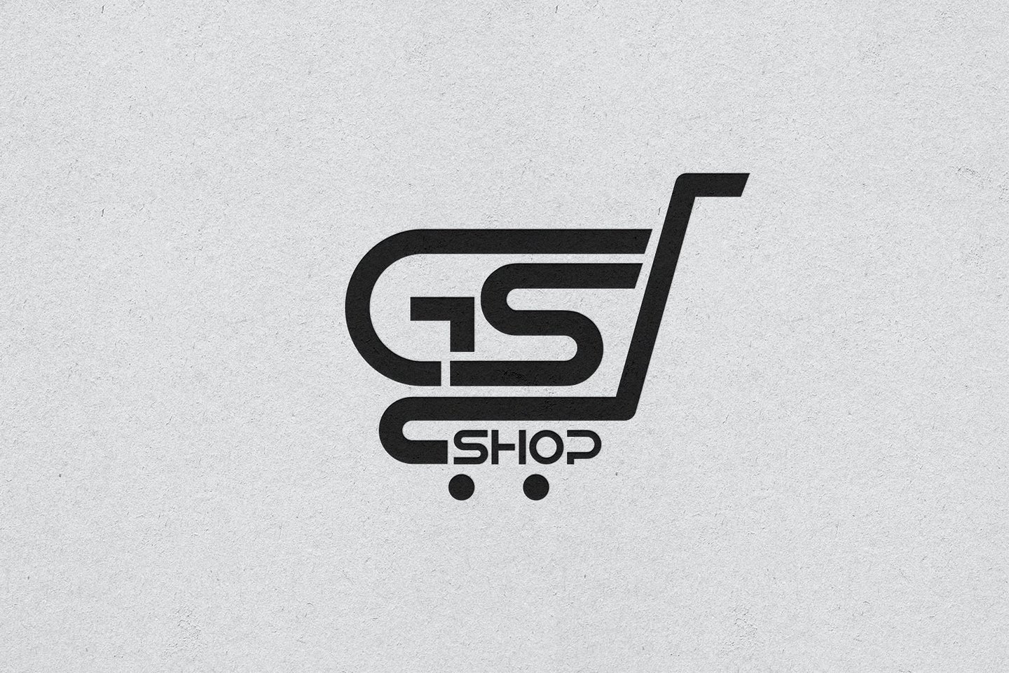 Logotipo sukūrimas įmonei GS shop