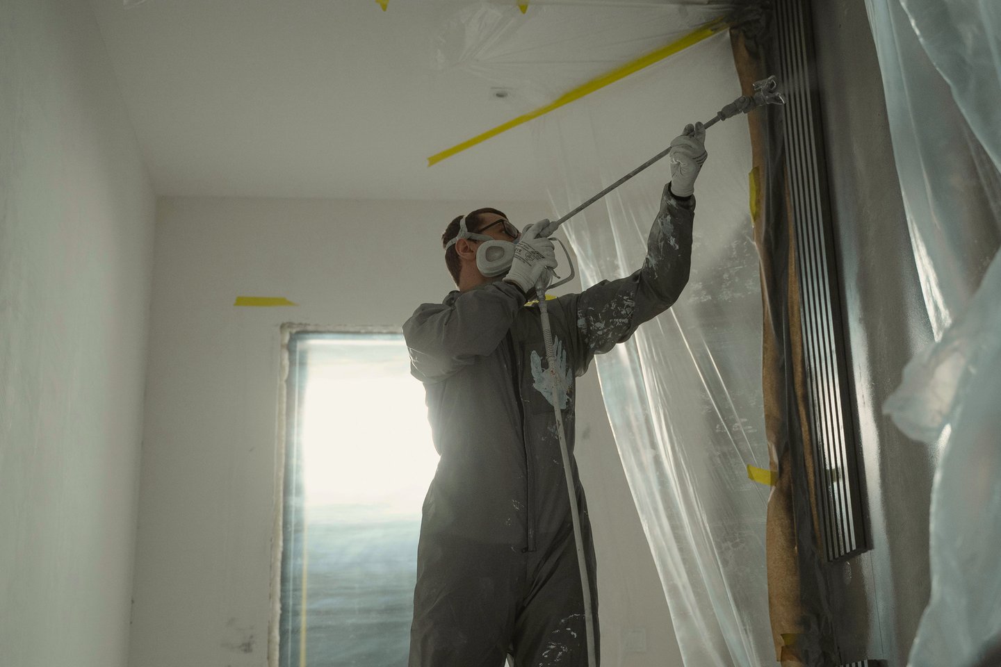 Trabajo de pintura residencial 