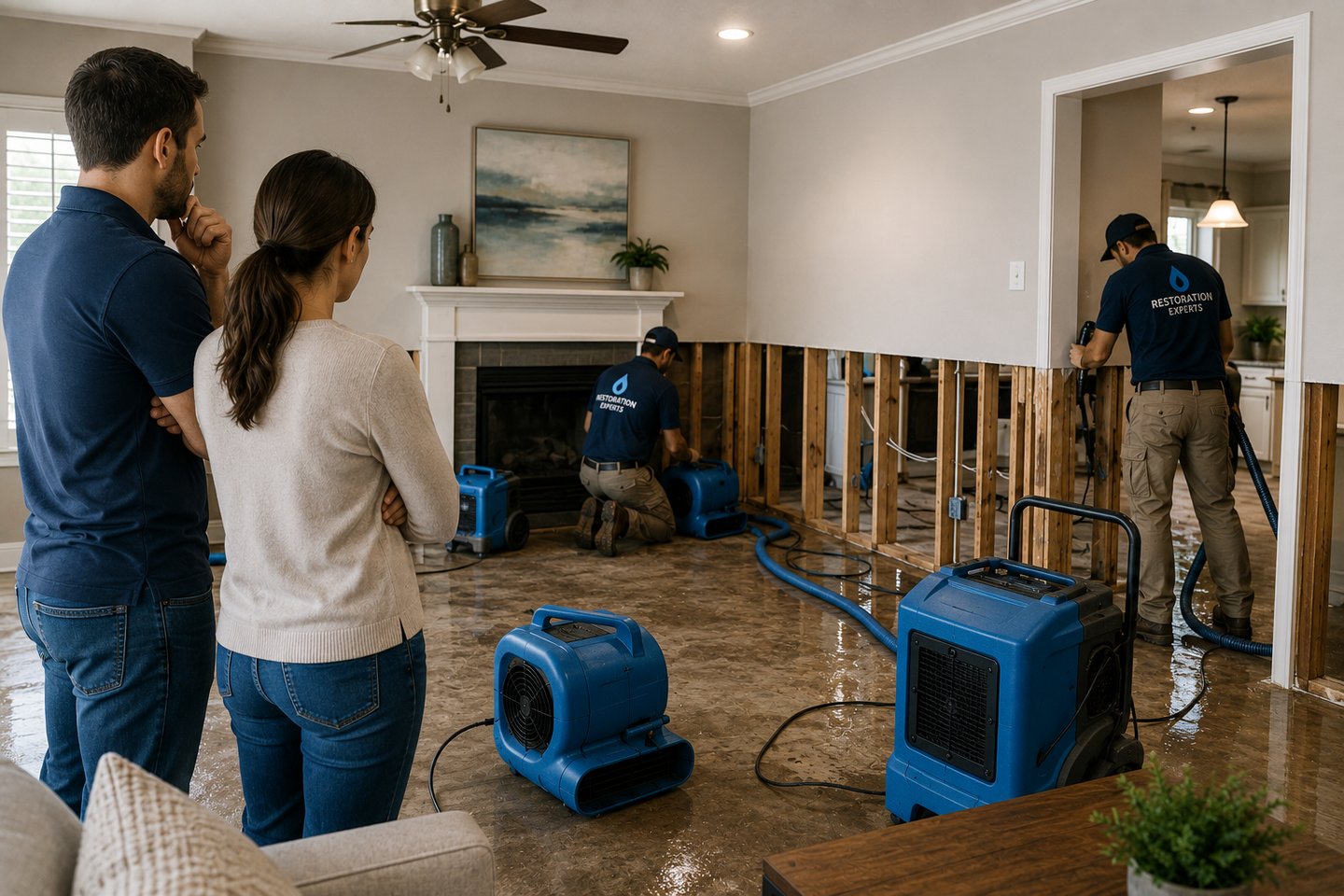 Homeowner overwhelmed by a water damage insurance claim
