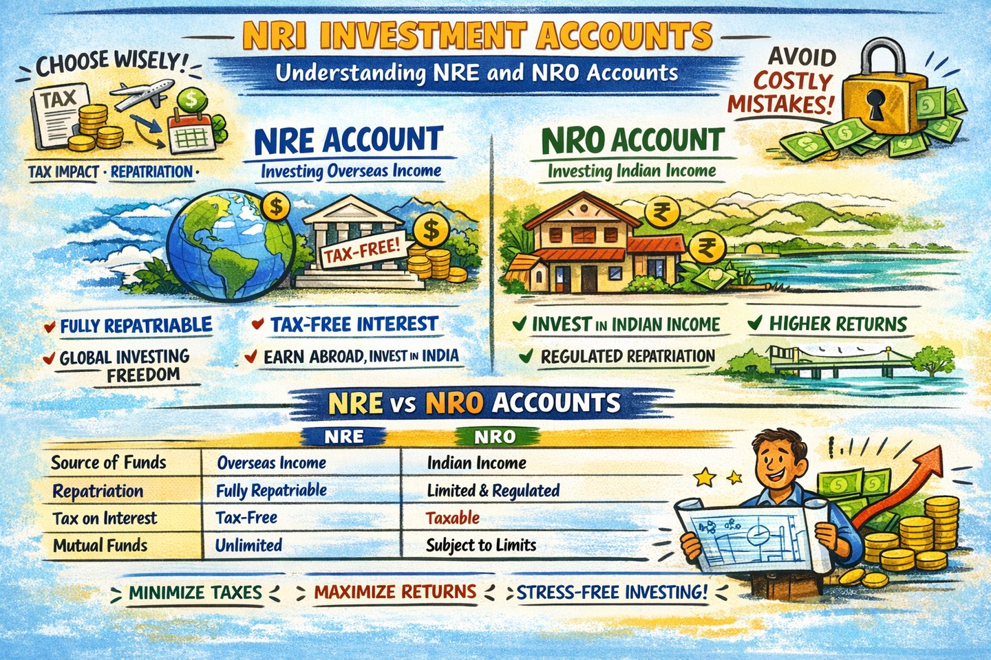 NRE vs NRO Accounts