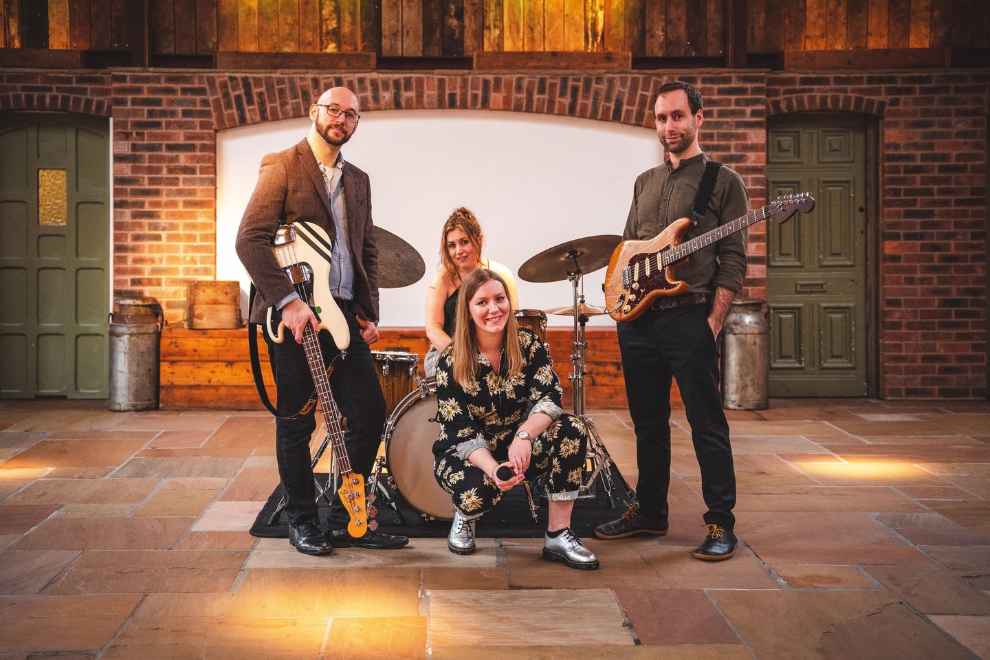 Perfect wedding and party band with singer drums and guitars