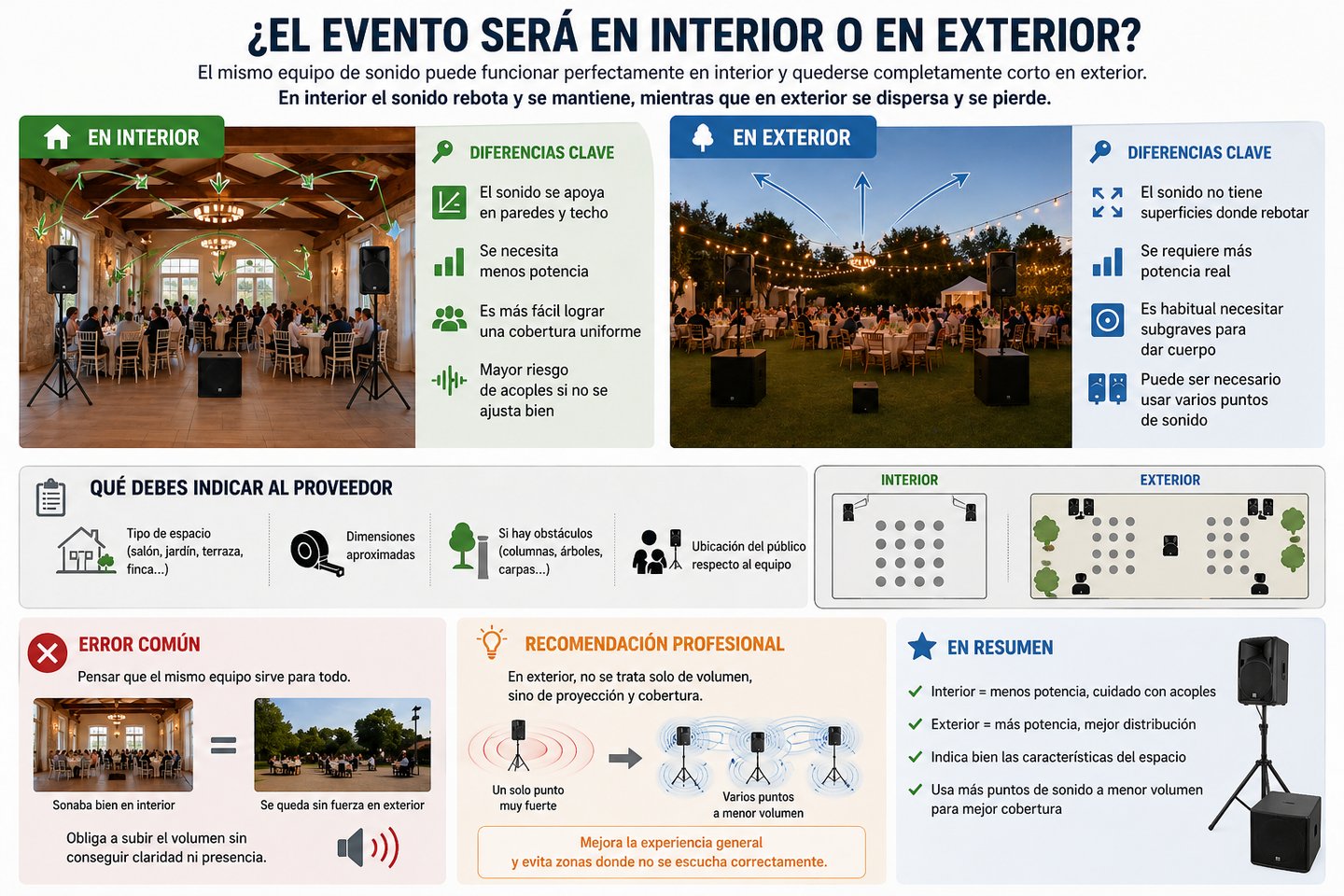 Elige Interior o Exterior. Solmedia te asesora