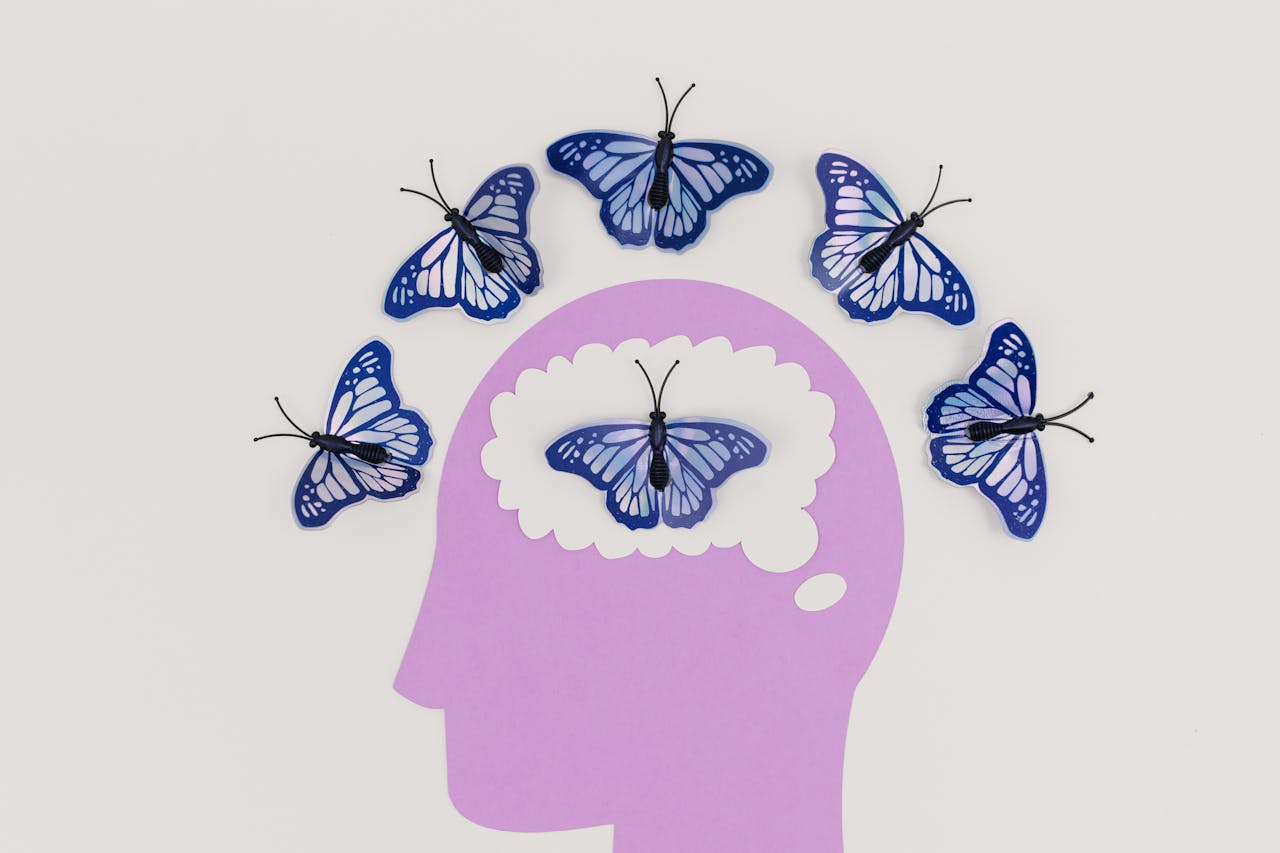 Photo by Tara Winstead: https://www.pexels.com/photo/illustration-of-a-head-and-butterflies-around-t