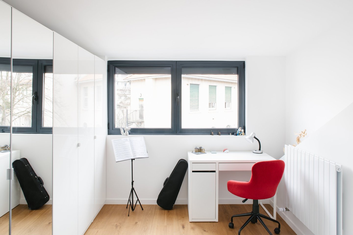 Surelevation of a house with zinc