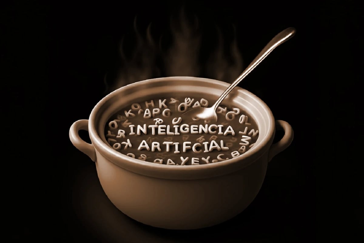 a soup pot with a spoon and spoon in it